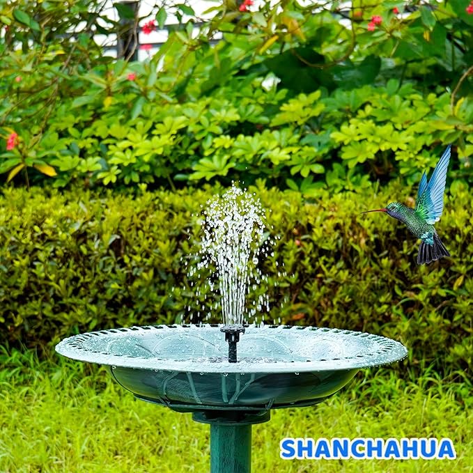 2.5W Solar Bird Bath Fountain Pump, Solar Fountains, Solar Powered Water - Image 3