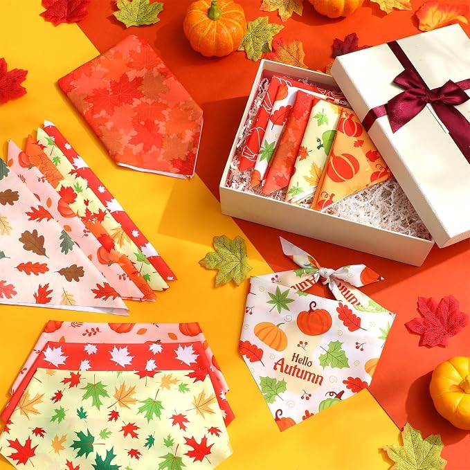 Weewooday 50 Pcs Thanksgiving Fall Dog Bandanas Bulk - Image 5
