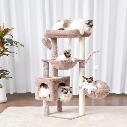 Heybly Cat Tree, 39.4 Inches Tower Condo - Image 2