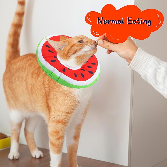Cat Cone Collar Soft, Adjustable Cat Recovery Collars Kitten Cones to Stop - Image 4