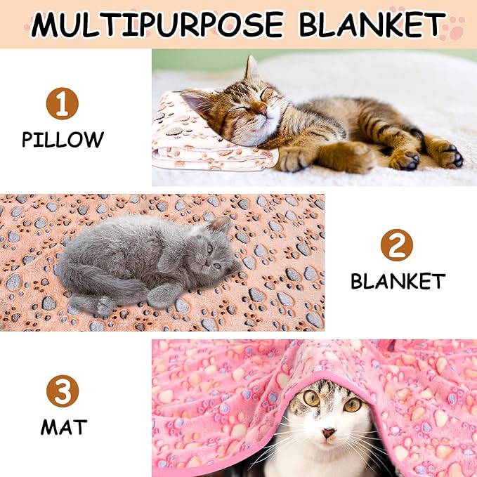 Rezutan Dog Blankets for Large Dogs, Upgraded 3 Pack Dogs Cat Blanket Washable - Image 9