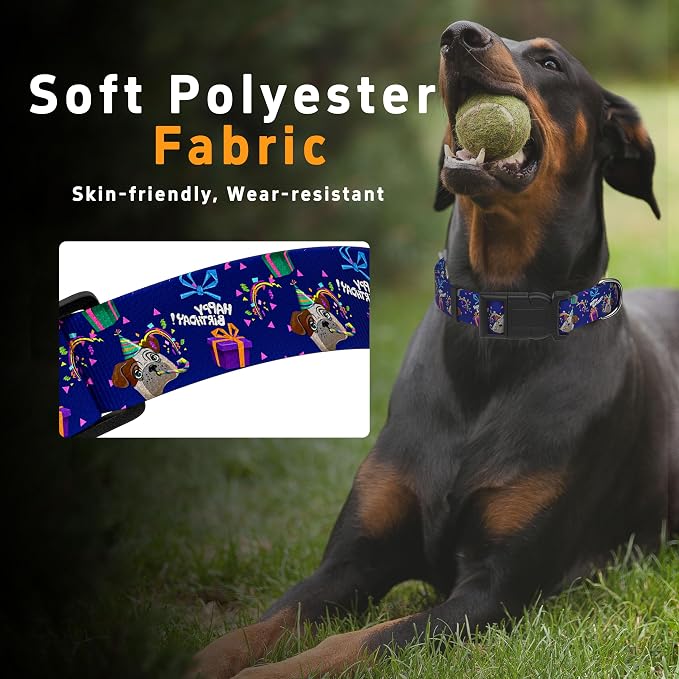 Dog Collar, Classical Birthday Gift Boys Girls Puppy Collar - Image 4