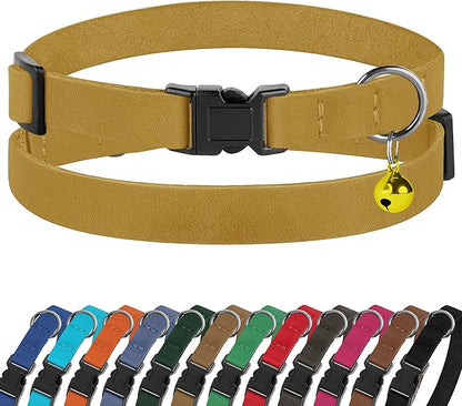 Breakaway Cat Collar Leather by BUDKAS