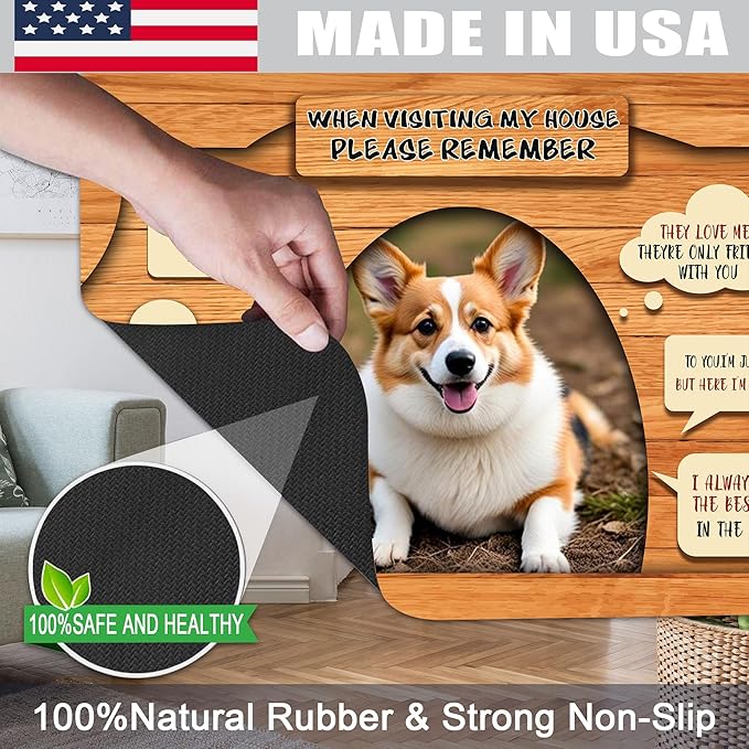 Personalized Dog Cat Mat with Name Photo Custom Placemat Feeding Mats - Image 4