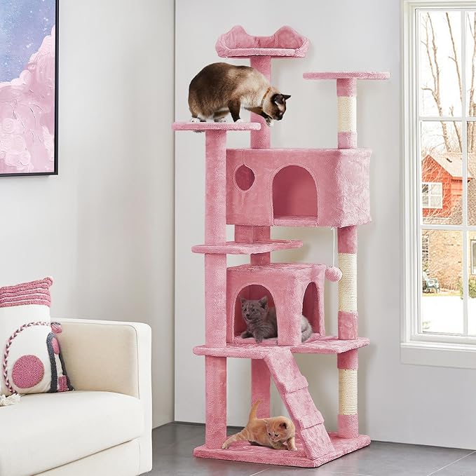 Yaheetech Multi-Level Cat Tree Stand House Furniture - Image 2