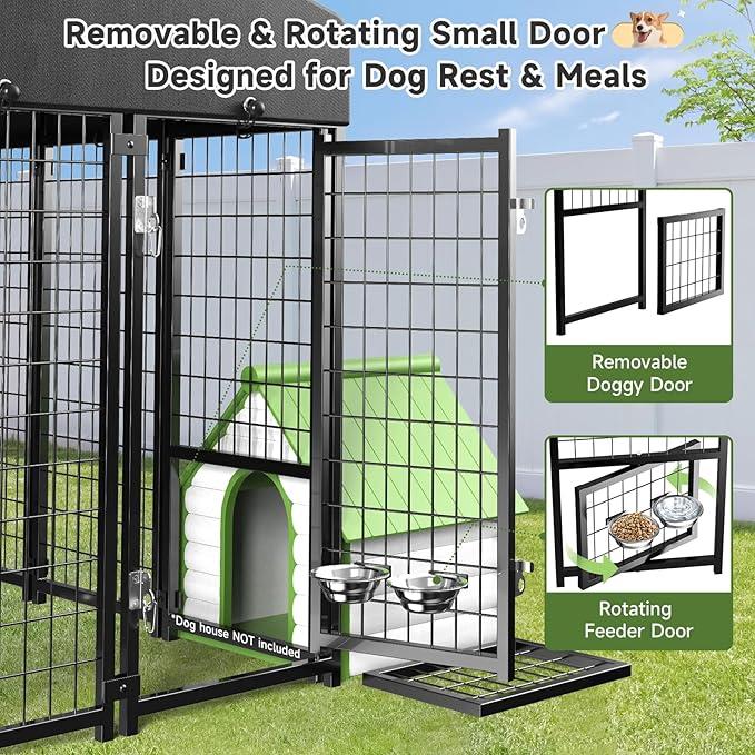 Dog Kennel Outdoor, Large Outside Dog Kennel - Image 2
