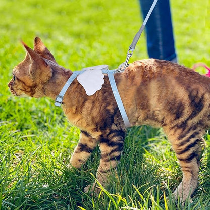 TIESOME Cat Harness and Leash Set, Adjustable Gradient Kitten Harness Escape - Image 6