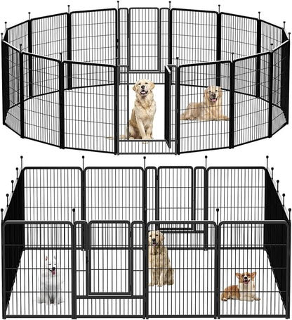 Dog Playpen, Portable Outdoor Dog Fence, Dog Playpen by XDPET