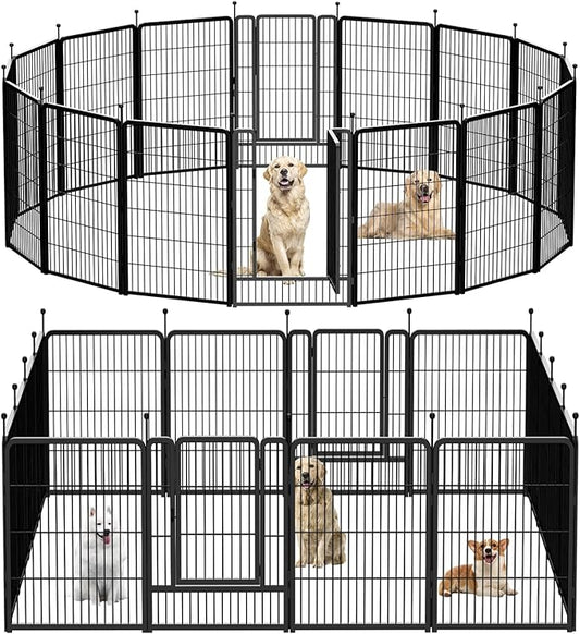 Dog Playpen, Portable Outdoor Dog Fence, Dog Playpen by XDPET