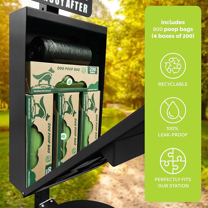 Hands-Free Dog Waste Station Outdoor - Image 4
