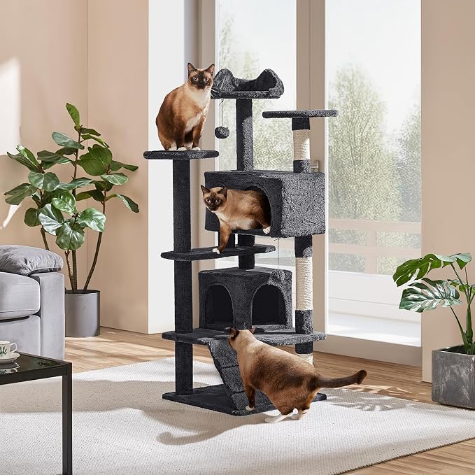 Yaheetech 54in Cat Tree Tower Condo, Cat Tree - Image 2