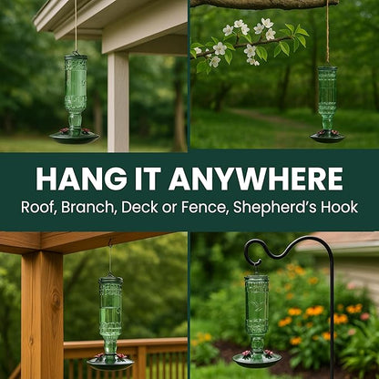 Perky-Pet Glass Bottle Hummingbird Feeder - Image 6