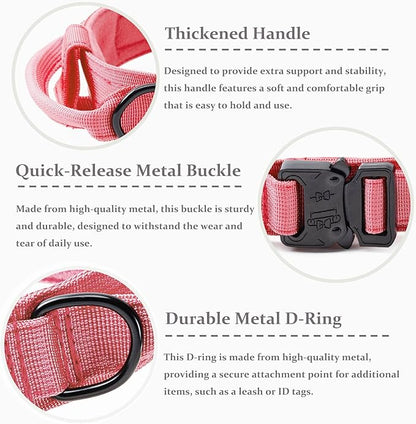 Tactical Dog Collar, Adjustable Military Training Nylon Dog Collar - Image 2