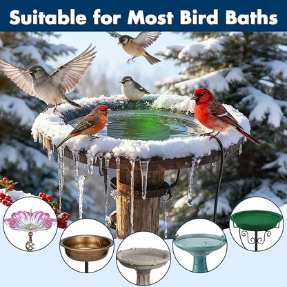 Outdoors 100W Bird Bath Heater for Winter, Birdbath Deicer Pond De-icer - Image 5