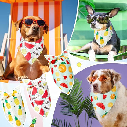 Weewooday 50 Pcs Fruit Dog Bandanas Bulk - Image 4