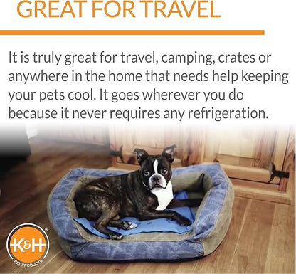K&H Pet Products Coolin' Pet Pad Blue Small 11 X 15 Inches - Image 5
