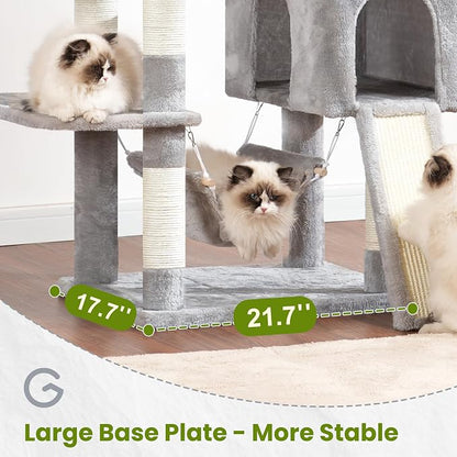 Cat Tree for Indoor Cats, Sturdy Cat Tree House - Image 4