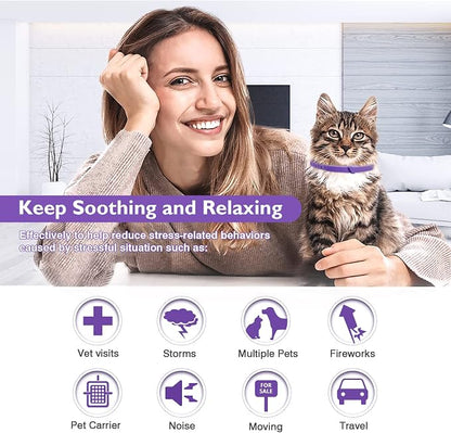 3 Pack Calming Collar Efficient Relieve Reduce Anxiety Stress Pheromones Calm - Image 3