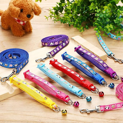 Amylove 48 Pcs Dog Collar and Leash Set, Polypropylene Adjustable Puppy Collars - Image 5