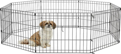 MidWest Homes for Pets Folding Metal Puppy / Dog Exercise Pen, Indoor/Outdoor by NewWorldPetProducts