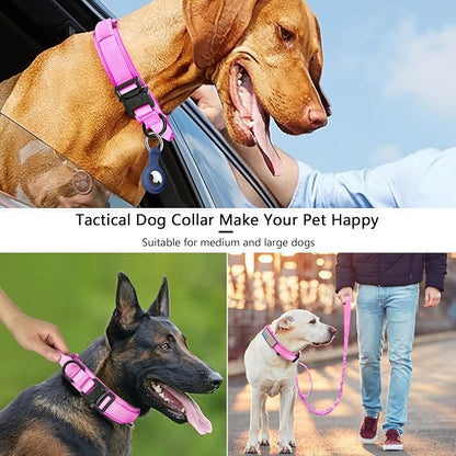 DAGANXI Tactical Dog Collar, Adjustable Military Training Nylon Dog Collar - Image 4