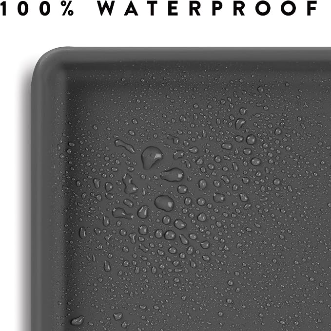 CatGuru Cat Food Mat, Small & Large Feeding Mats, 100% Waterproof Silicone Pet - Image 4