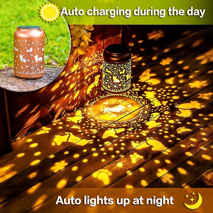 Corgi Dog Solar Lanterns Outdoor Hanging Waterproof Solar Lights Dog Gifts - Image 3