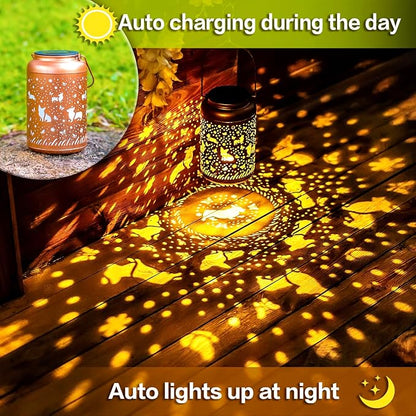Corgi Dog Solar Lanterns Outdoor Hanging Waterproof Solar Lights Dog Gifts - Image 3