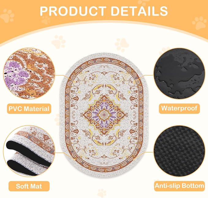 Bienbee Cat Litter Mat, Urine and Water Proof - Image 3