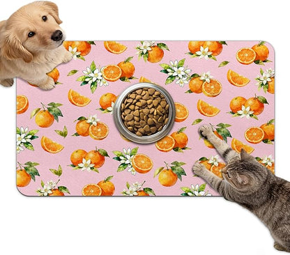 Dog Food Mat for Bowls, Absorbent Quick Dry Dog Cat Mats for Food and Water by Unknown