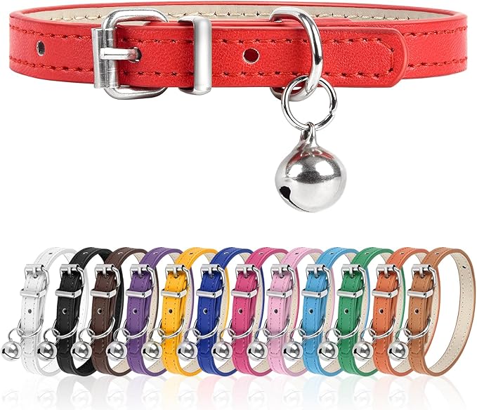 S Dog Collar for Small Dogs Adjustable Dog Collars Cat Collar for Small Medium by Engorgio
