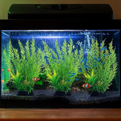 Fish Tank Accessories Large Plants, Aquarium Decor Plastic Plants 3pcs - Image 6