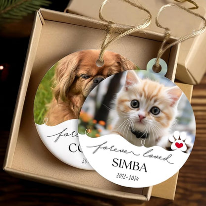 Customized Christmas Pet Photo Ornament - Image 5