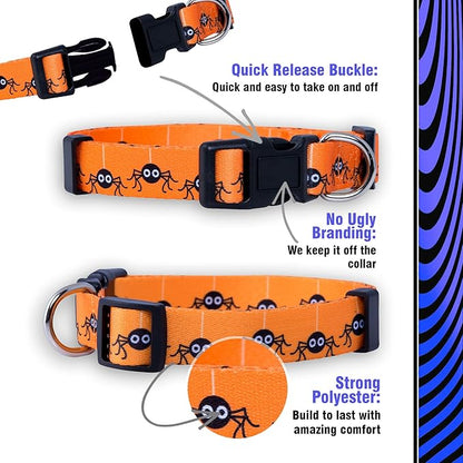 Native Pup Halloween Dog Collar- Spooky Fall Themed Horror Costume Collars- - Image 4