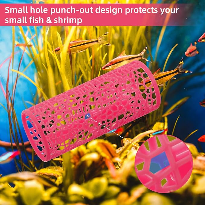 Rose Red Betta Fish Toys Hammock and Betta Tunnel, Safe Aquarium Decor - Image 4