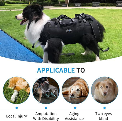 Dog Backpack Carrier for Medium Dogs Emergency Backpack, Joint Injuries - Image 7