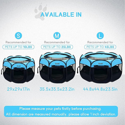 Portable Dog Playpen Indoor Outdoor, Collapsible Pet Dog Playpen - Image 8