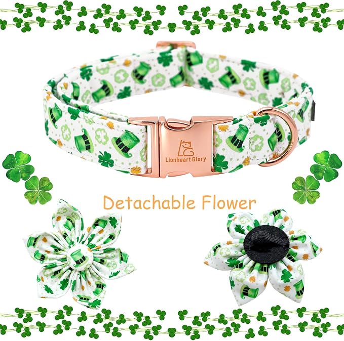 Lionheart glory St. Patrick's Day Dog Collar - Image 3