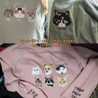 Custom Pet Embroidered Sweatshirt - Image 5