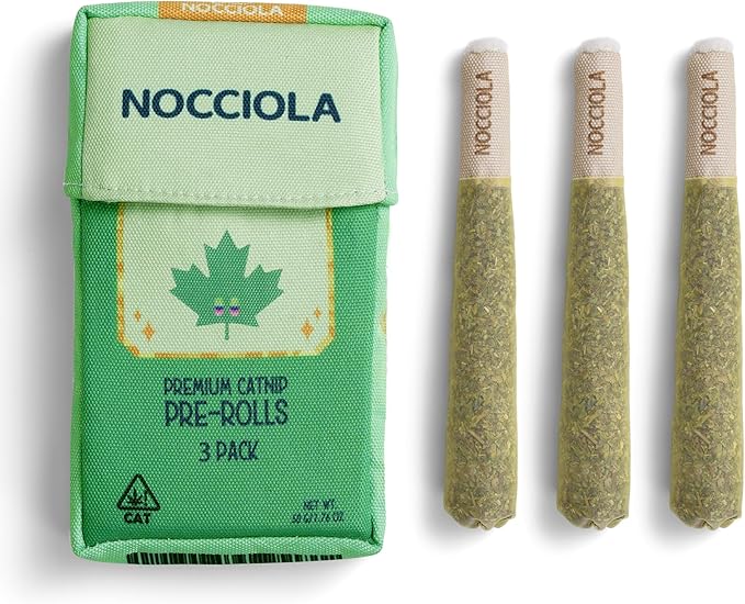 Nocciola 3 Pack Catnip Toys for Cats, Funny Cat Toys Filled by Nocciola