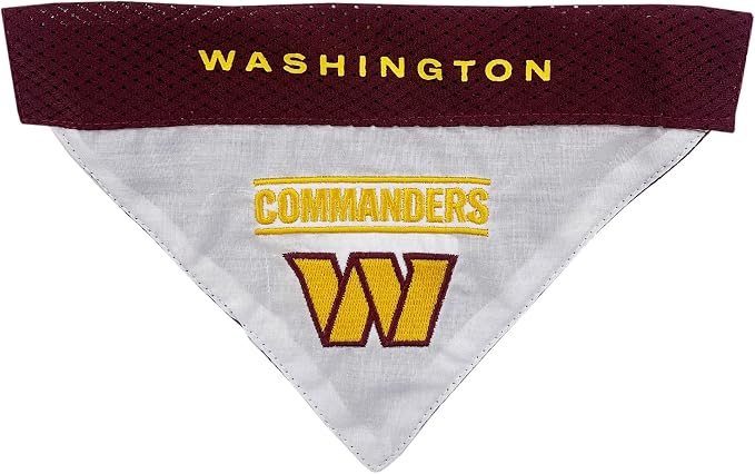 Pets First unisex adult NFL Pet Bandana, Washington Commanders, Large-Extra - Image 2