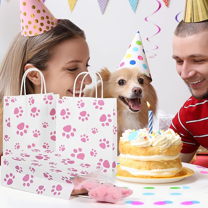 Blulu 20 Pcs Puppy Dog Paw Gift Bags - Image 5