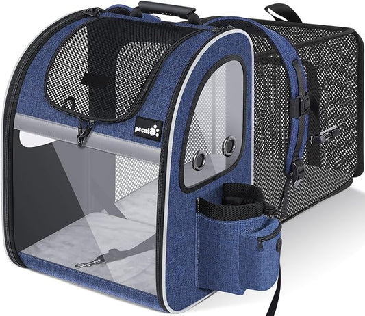Pecute Pet Carrier Backpack, Cat Backpack Carrier, Expandable by pecute