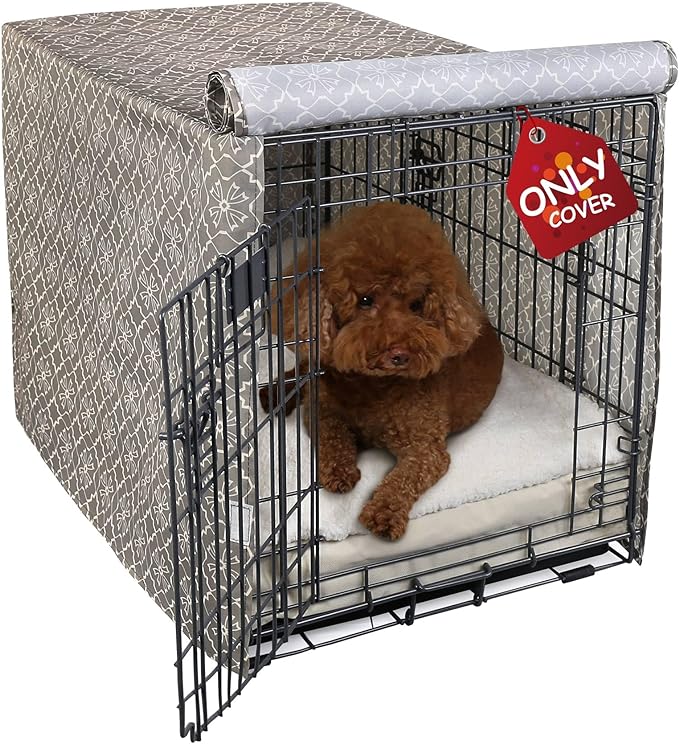 Explore Land Pattern Dog Crate Cover by ExploreLand