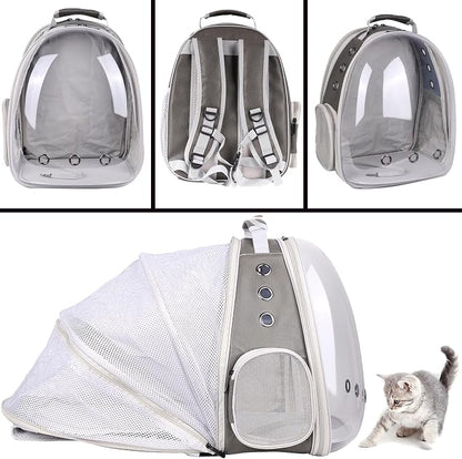 Expandable Carrier Backpack for Kitten Bunny and Small Puppy, Vented - Image 3