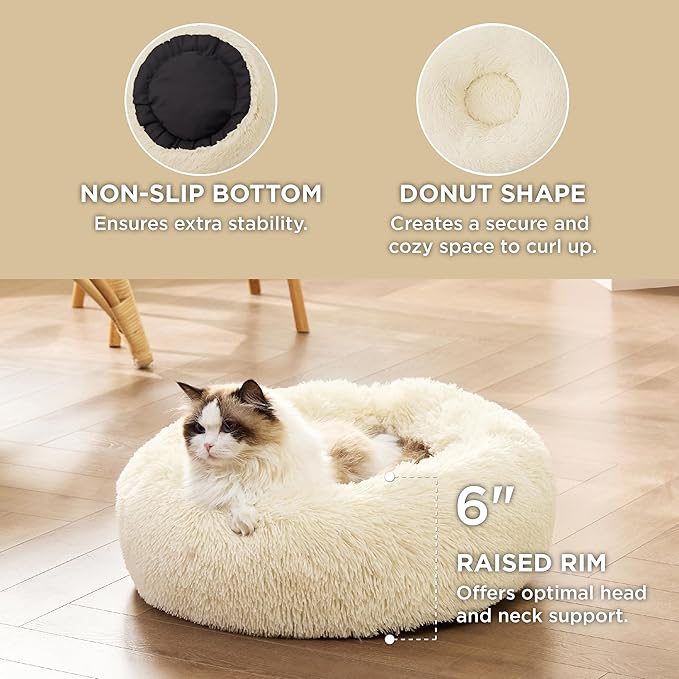 Bedsure Calming Cat Beds for Indoor Cats - Image 3