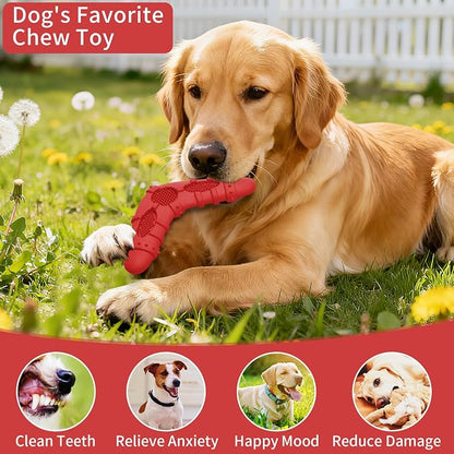 Natural Rubber Dog Chew Toys 4Pack, Tough Dog Toys - Image 4