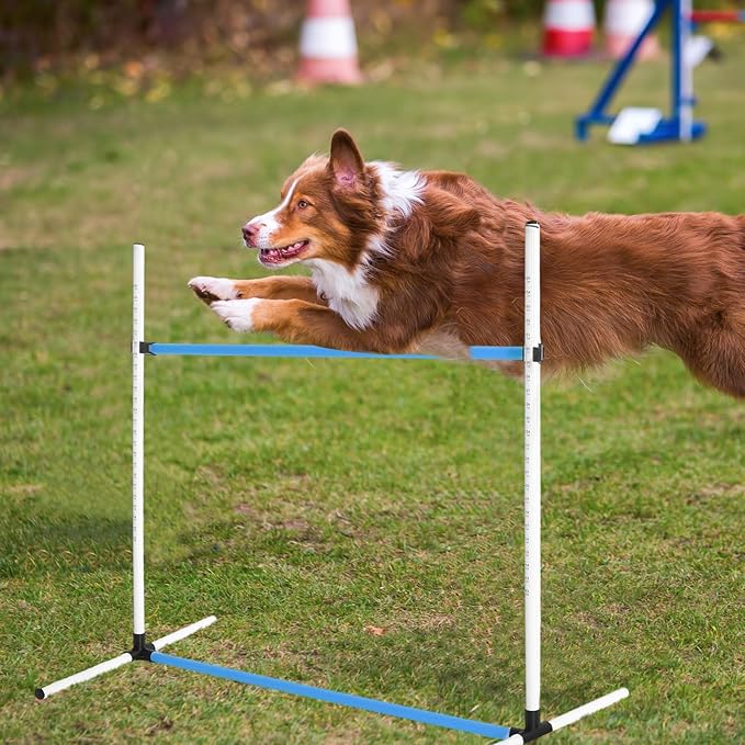 6 Pcs Dog Agility Training Equipments Dog Agility Jumps Hurdles Adjustable - Image 6