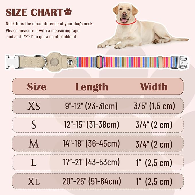 AirTag Dog Collar for Small Medium Large Breed - Image 4