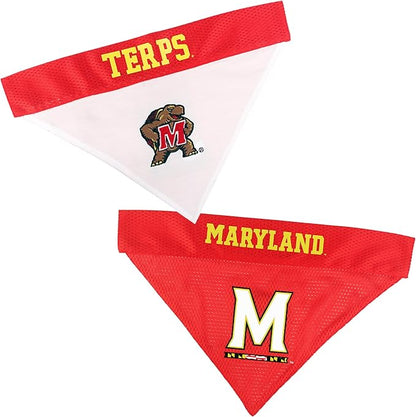 Pets First Collegiate Pet Accessories, Reversible Bandana, Maryland Terrapins - Image 6